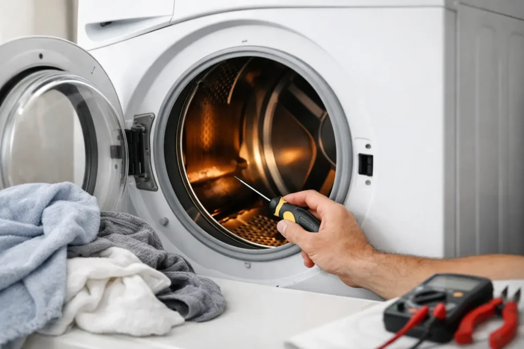 Dryer Not Heating? Common Causes and Next Steps